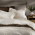 Chalky White French Linen Bed Set