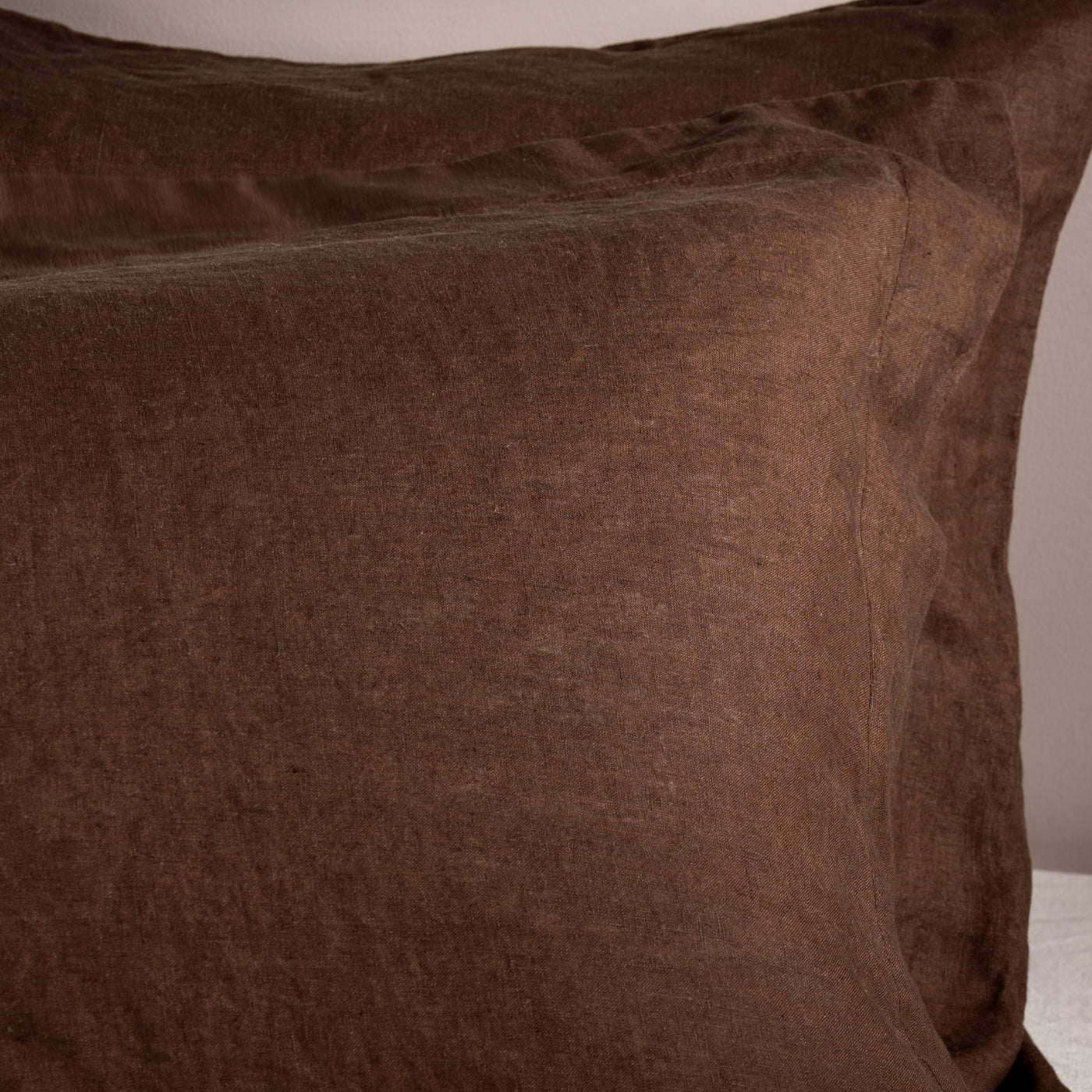 Chocolate French Linen Pillowcases