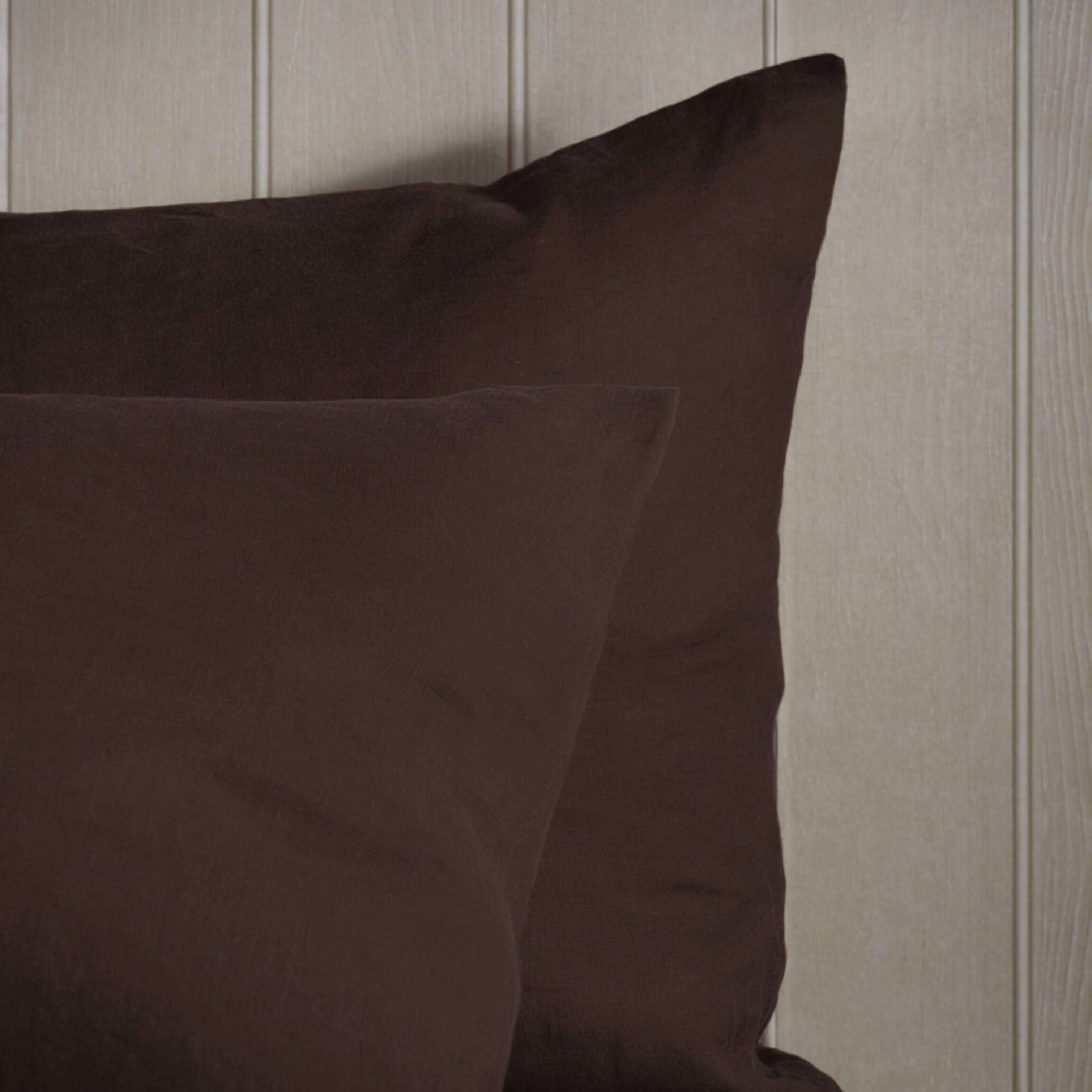 Chocolate French Linen Pillowcases