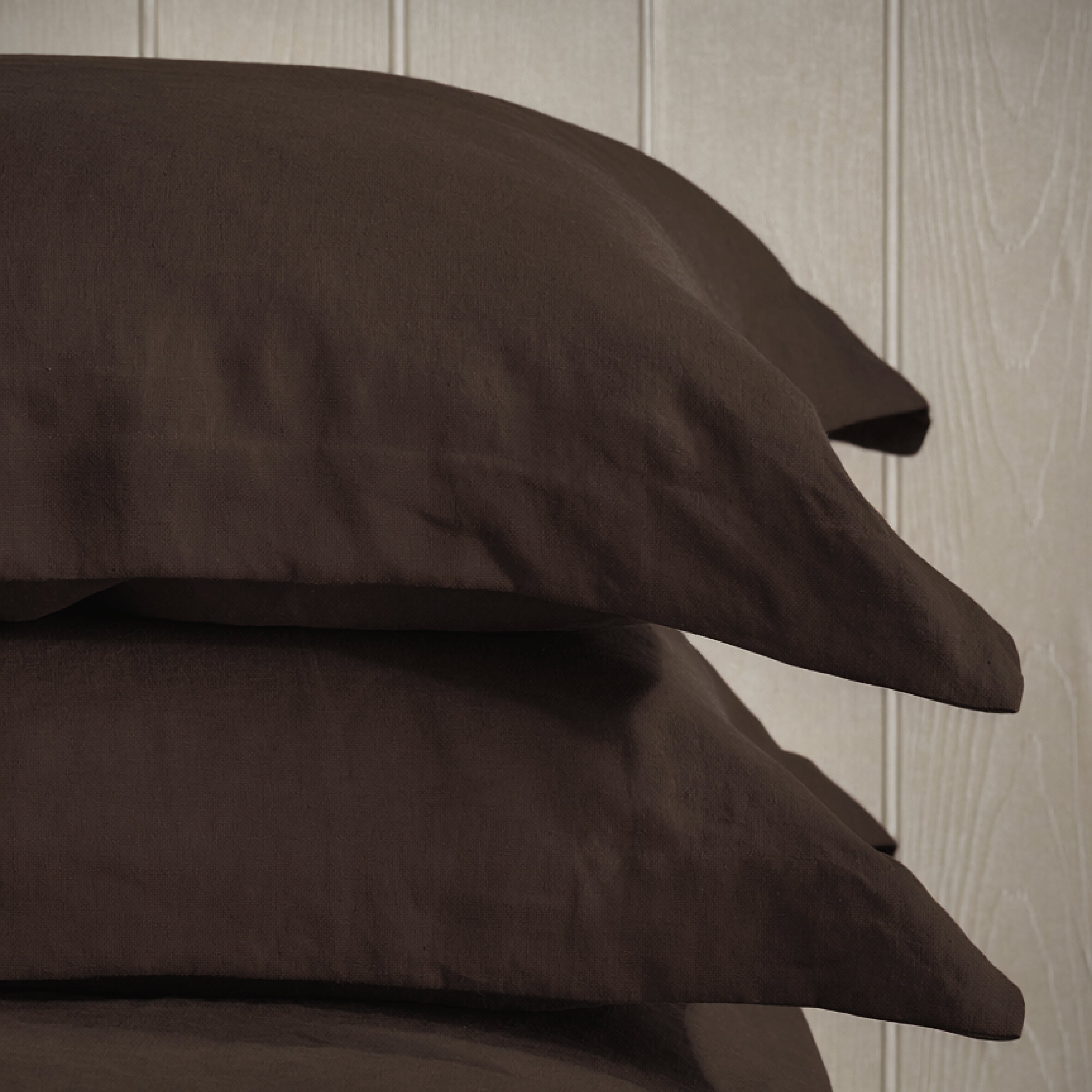 Chocolate French Linen Pillowcases