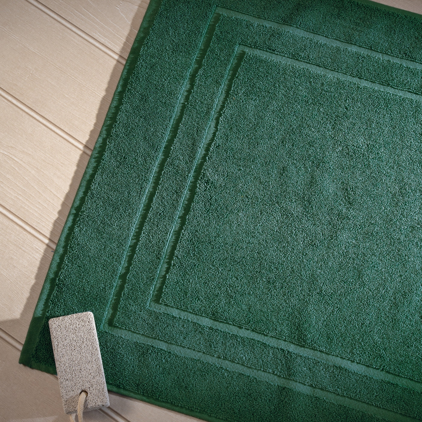 Dark Emerald Egyptian Cotton Bath Mat