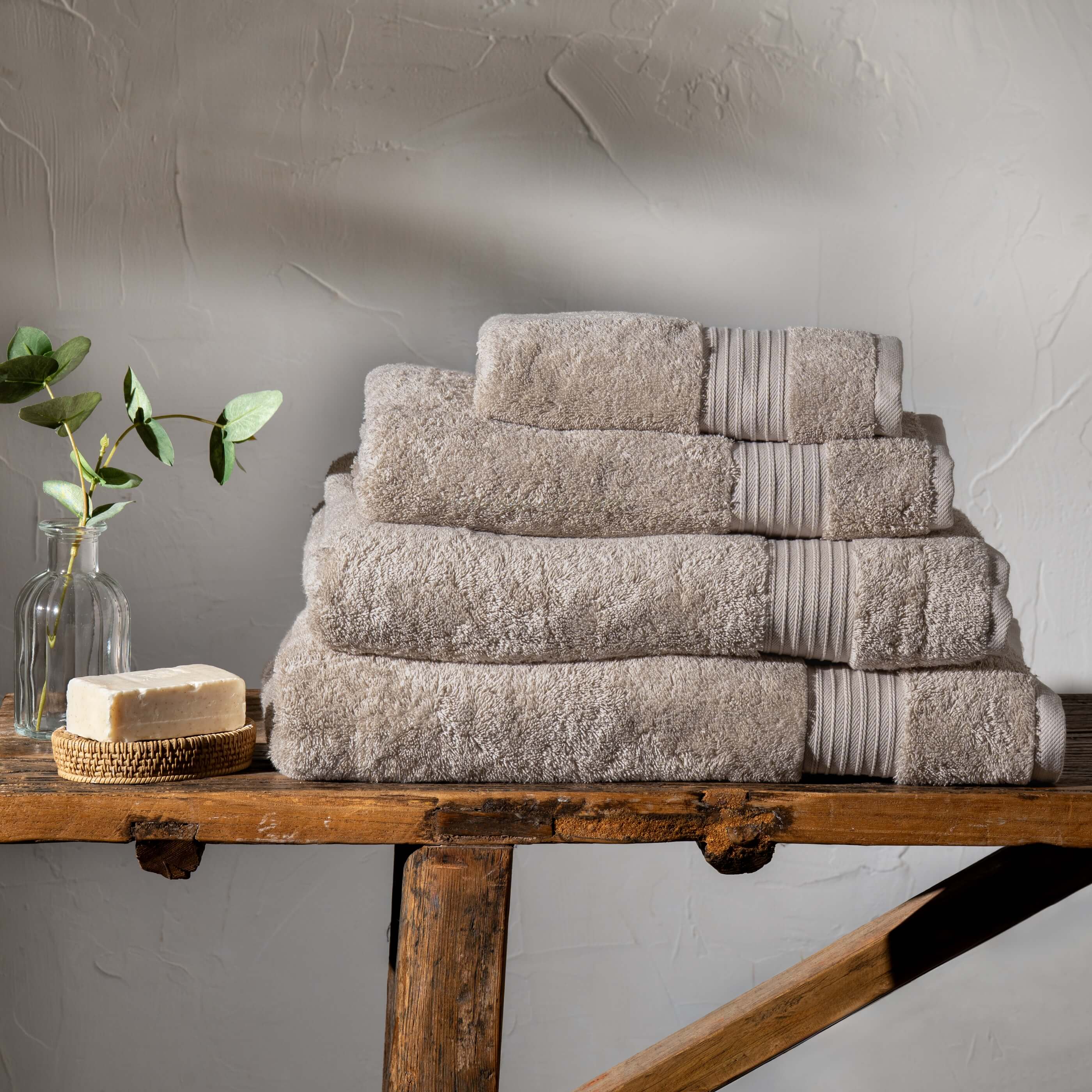 Taupe Egyptian Cotton Towels