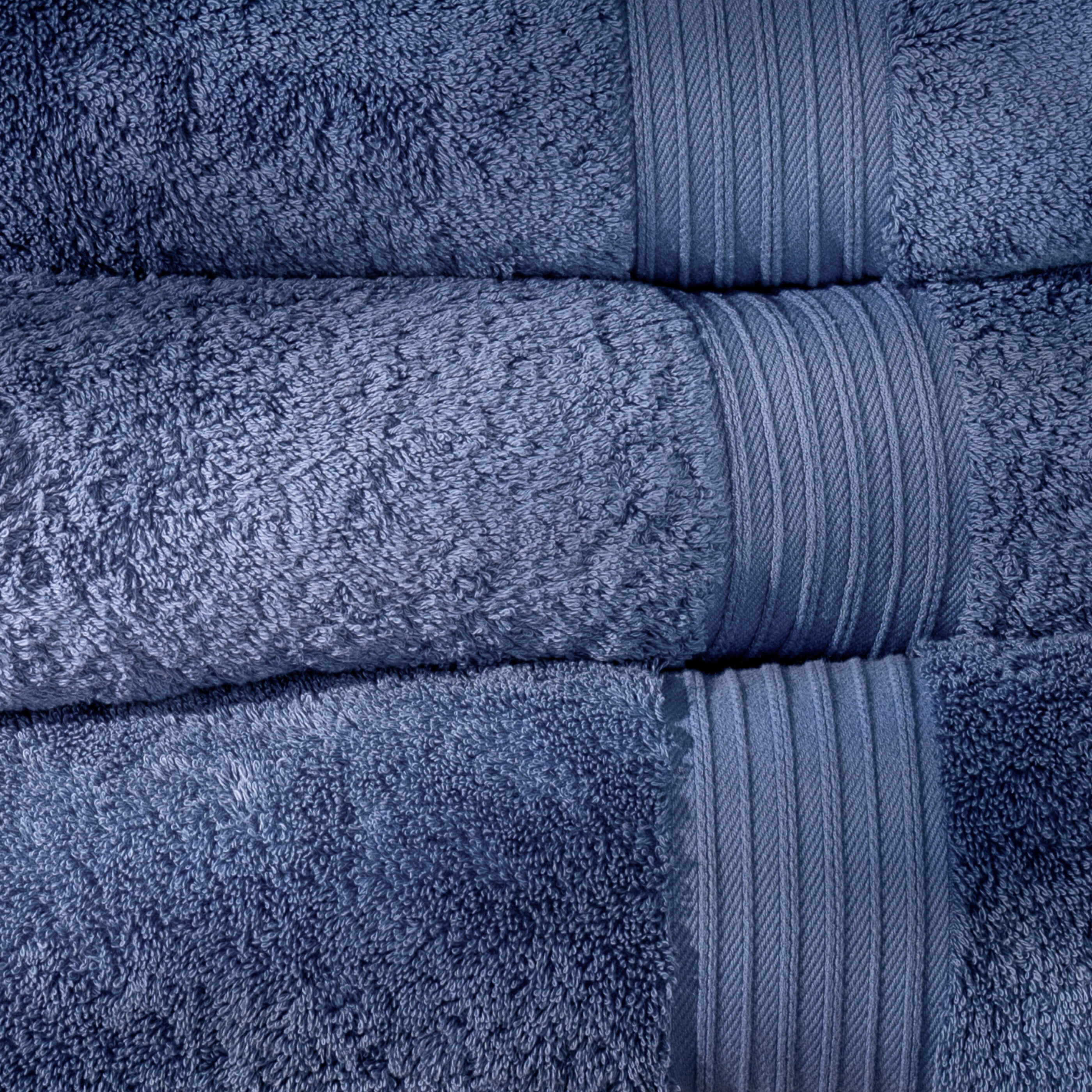 Dusky Blue Egyptian Cotton Towels