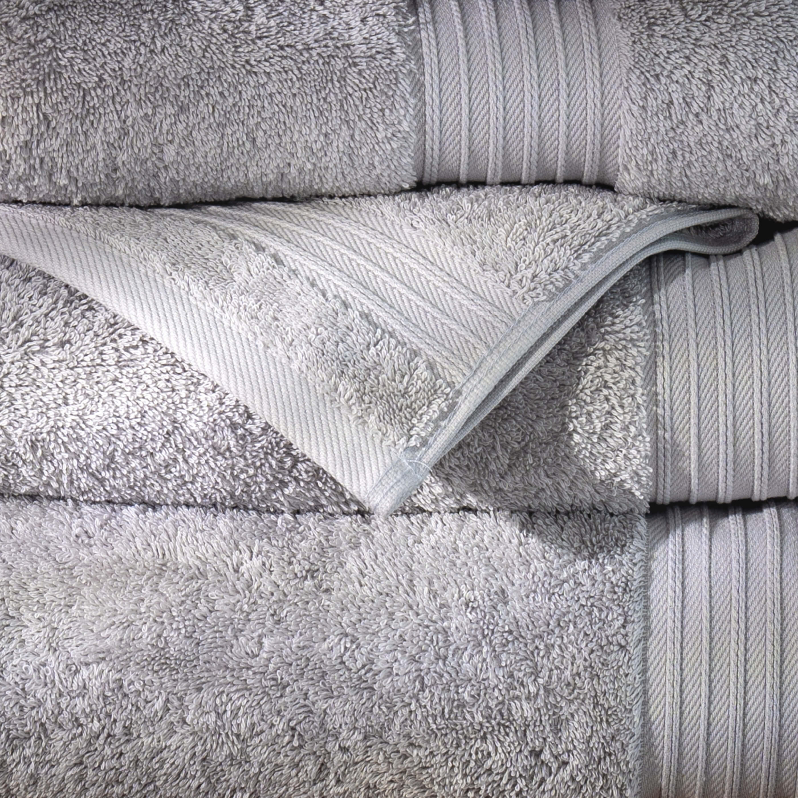 Light Grey Egyptian Cotton Bath Towels