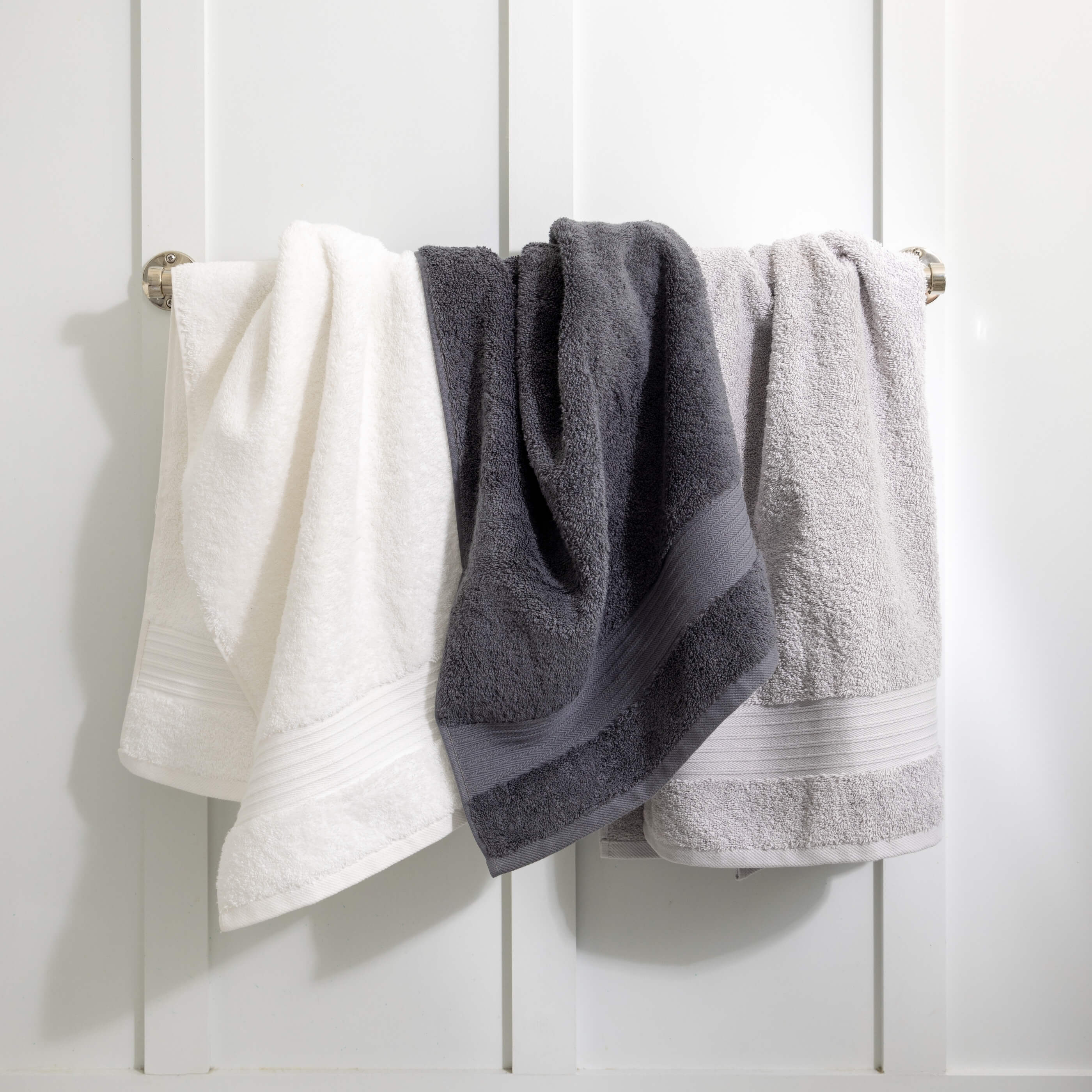 [DEALS] Light Grey Egyptian Cotton Bath Towels