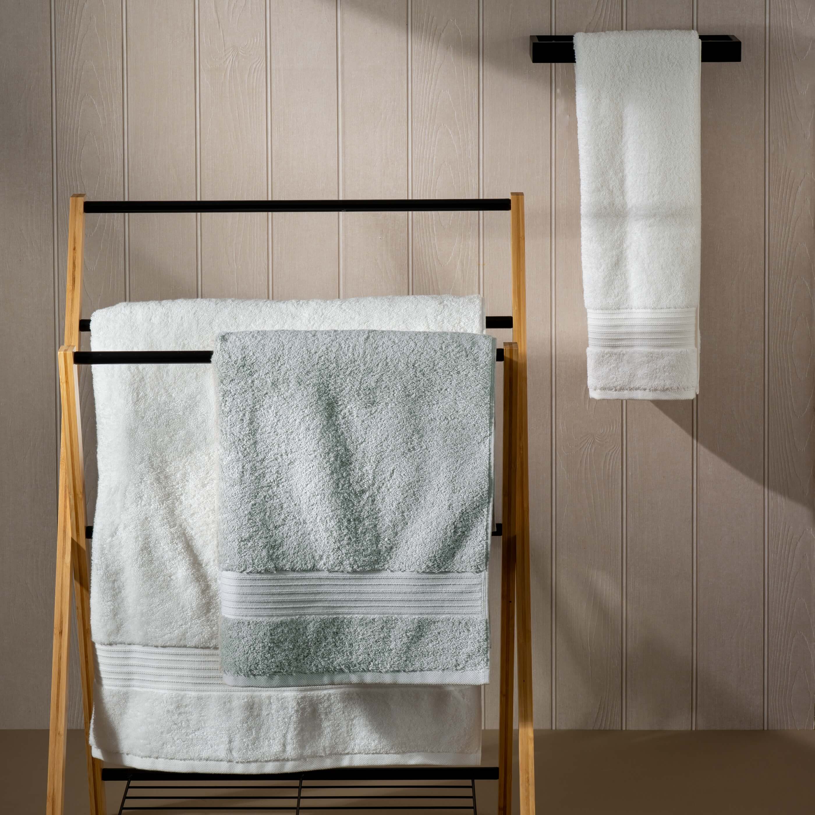 Mineral Blue Egyptian Cotton Bath Towels