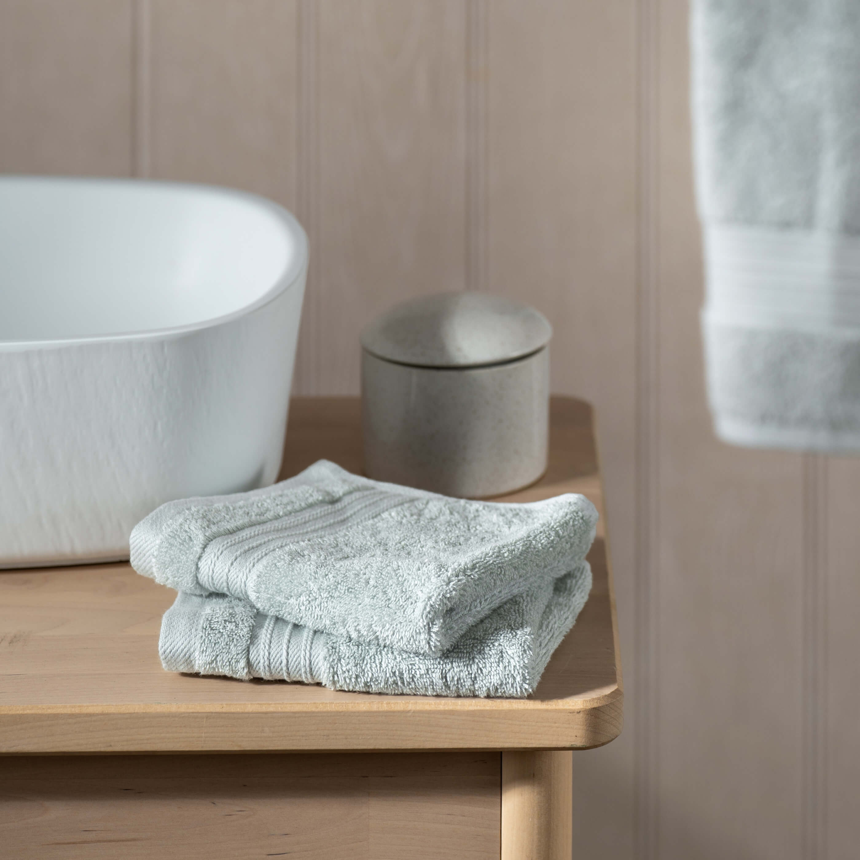 Mineral Blue Egyptian Cotton Towels