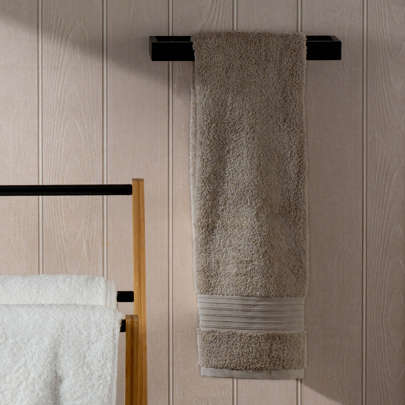 Mink Egyptian Cotton Towels close-up detail | Soak and Sleep