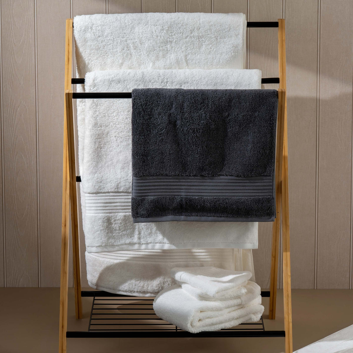 Smoke Luxury Egyptian Cotton Bath Towel Soak&Sleep