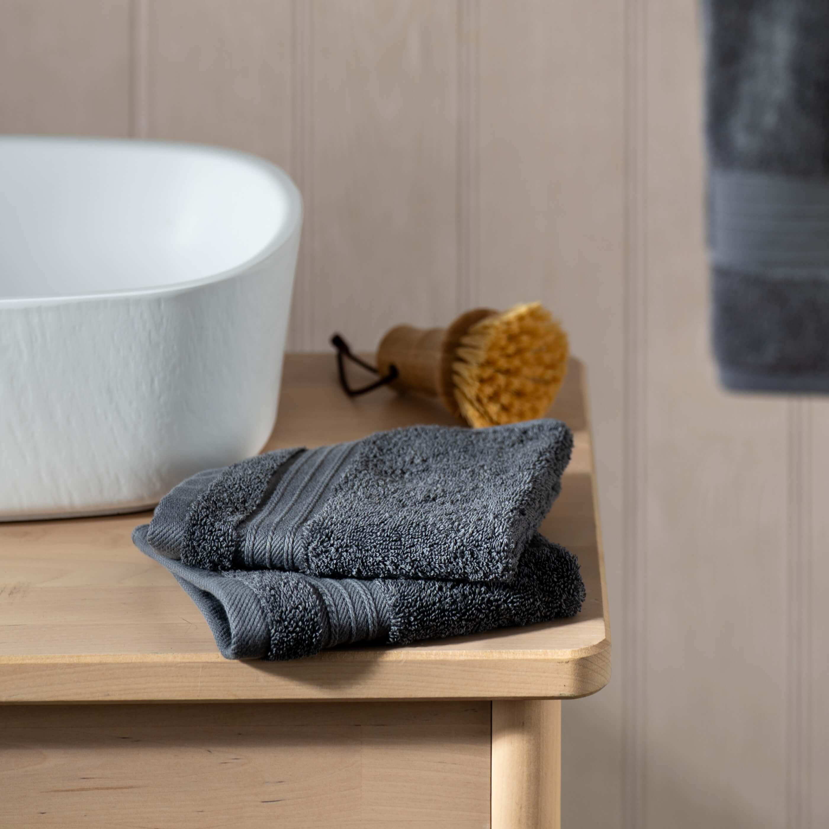 Smoke Egyptian Cotton Towels