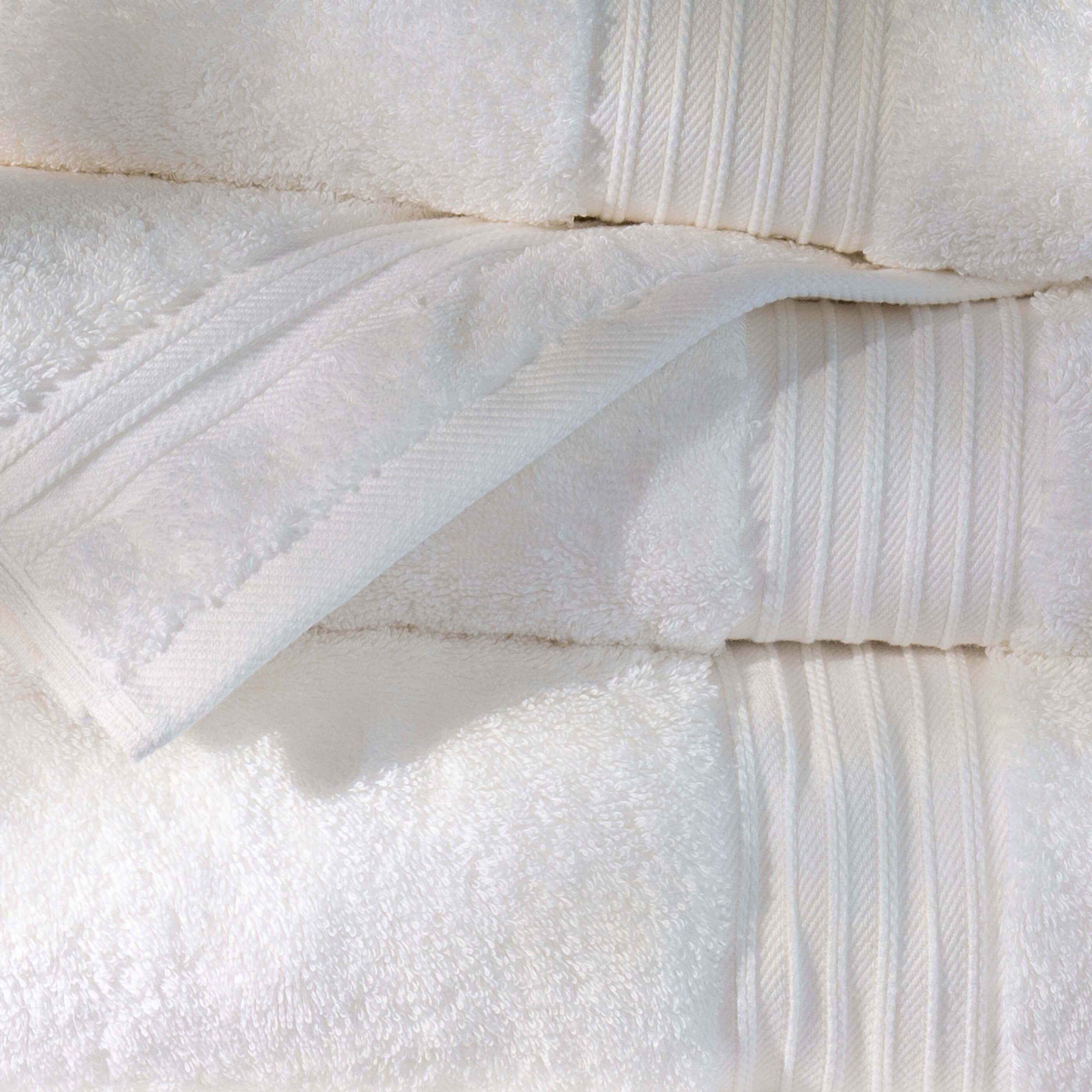 White Egyptian Cotton Towels