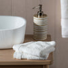 White Egyptian Cotton Towels close-up detail 1 | Soak and Sleep