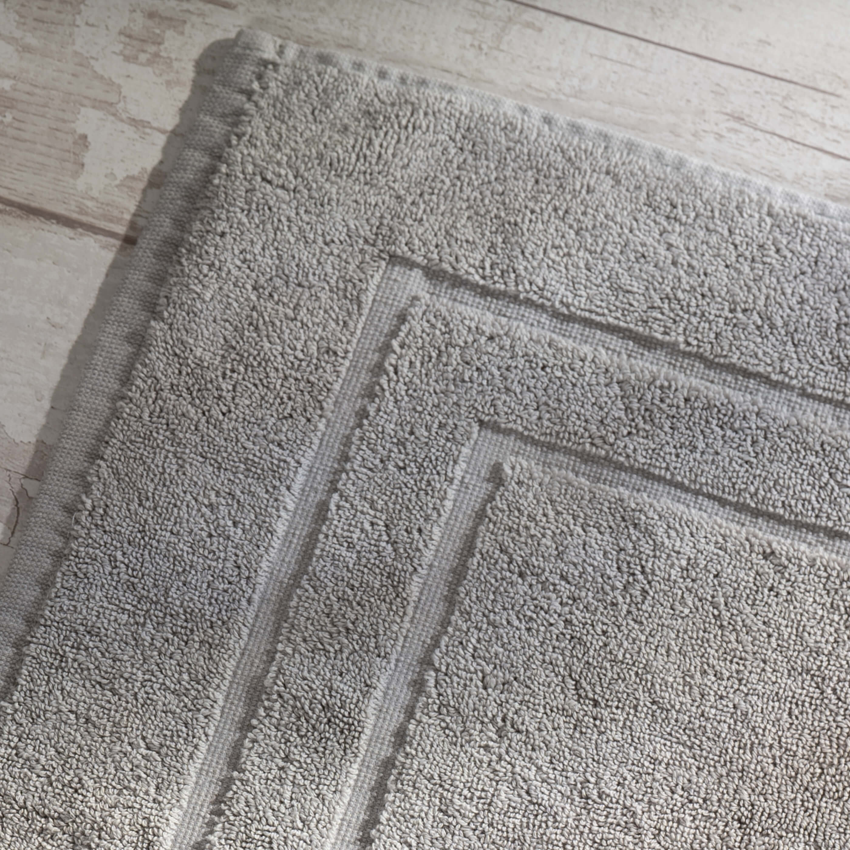 Light Grey Egyptian Cotton Bath Mat