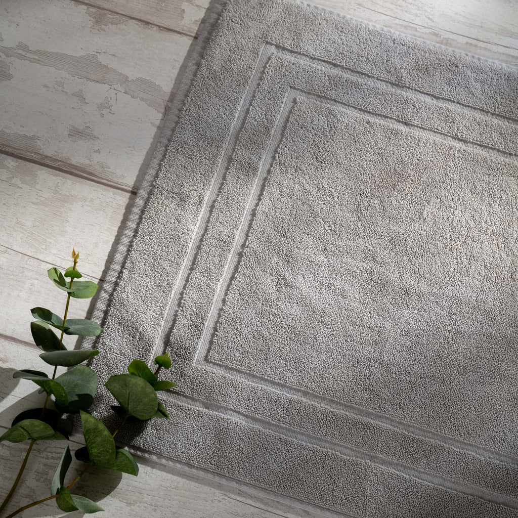 Light Grey Egyptian Cotton Bath Mat