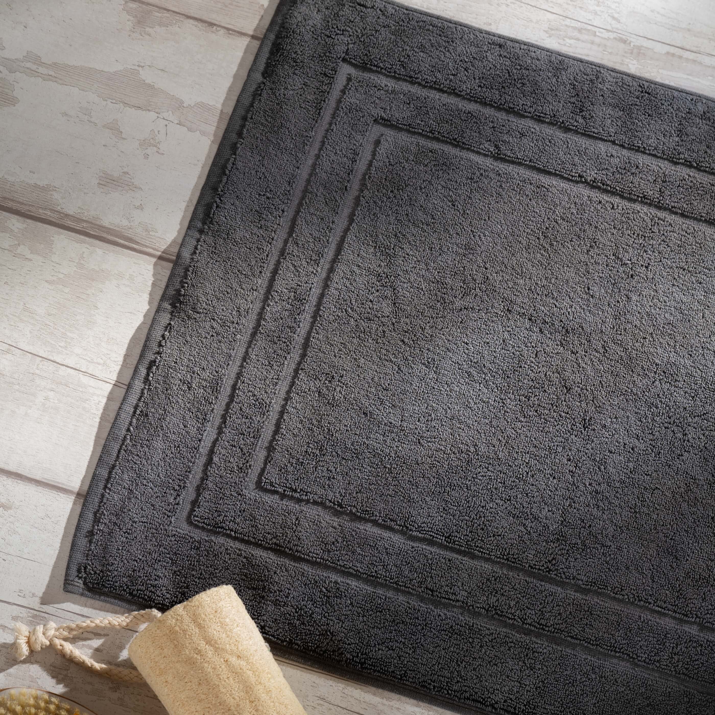 Smoke Egyptian Cotton Bath Mat