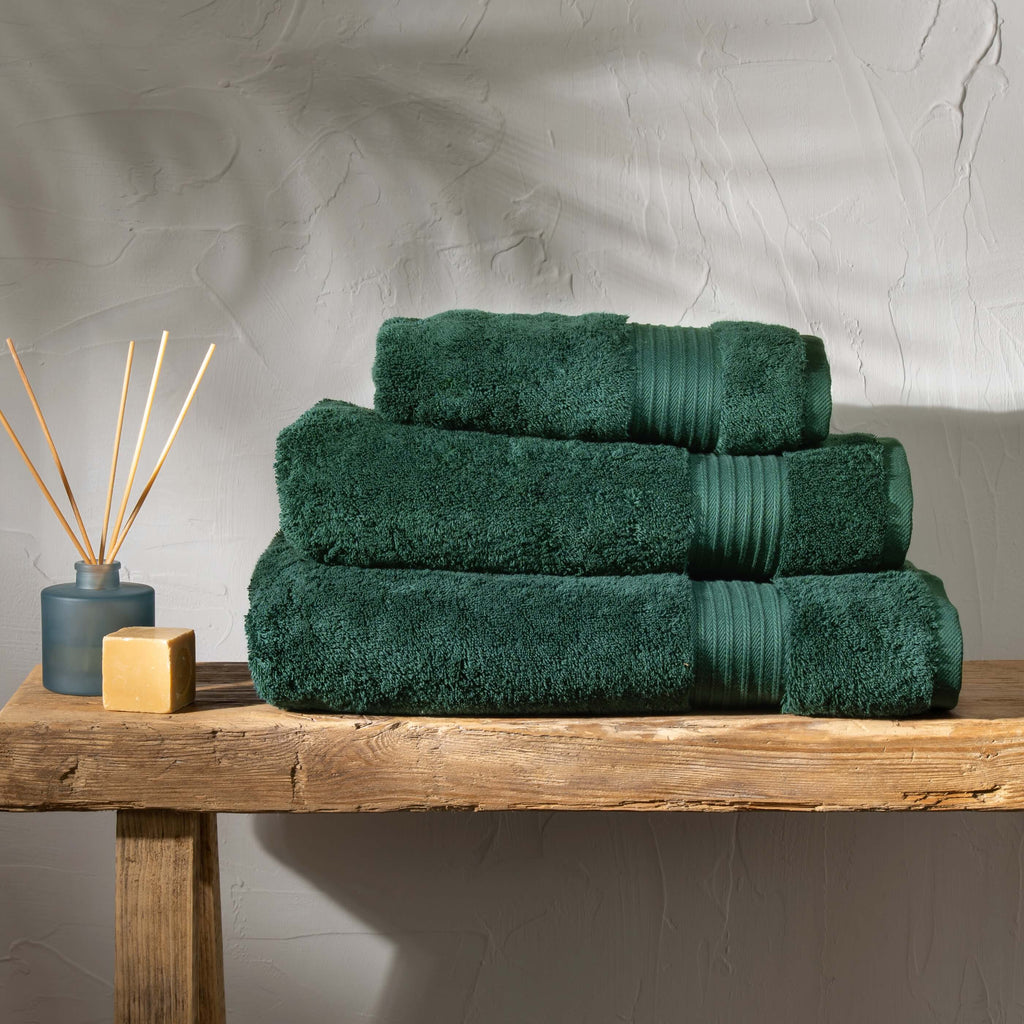 Dark Emerald Egyptian Cotton Bath Towel