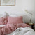 Dusky Pink French Linen Pillowcase