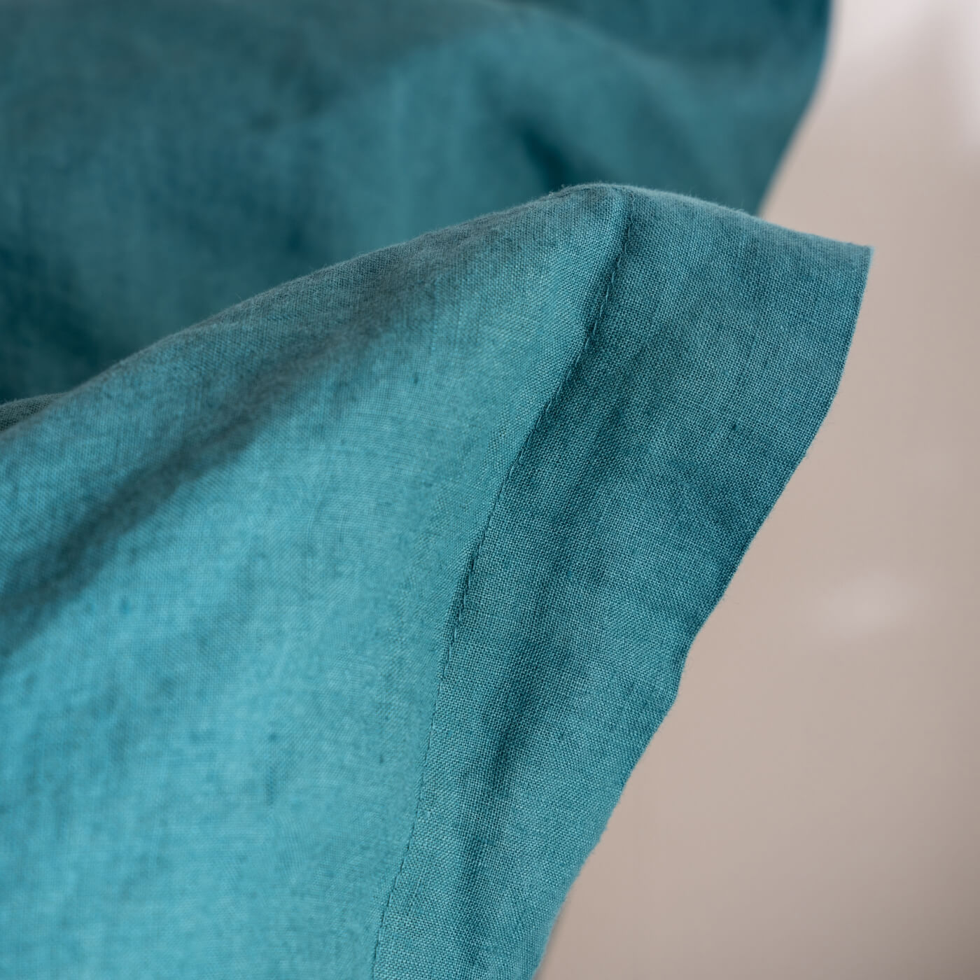 Forest Green French Linen Duvet Cover