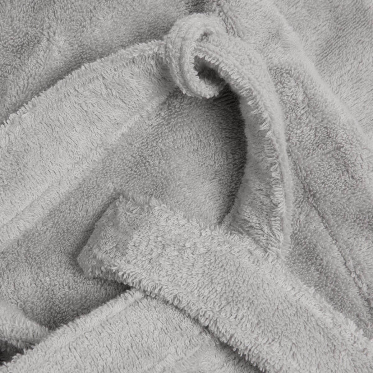 Light Grey Turkish Cotton Bath Robe