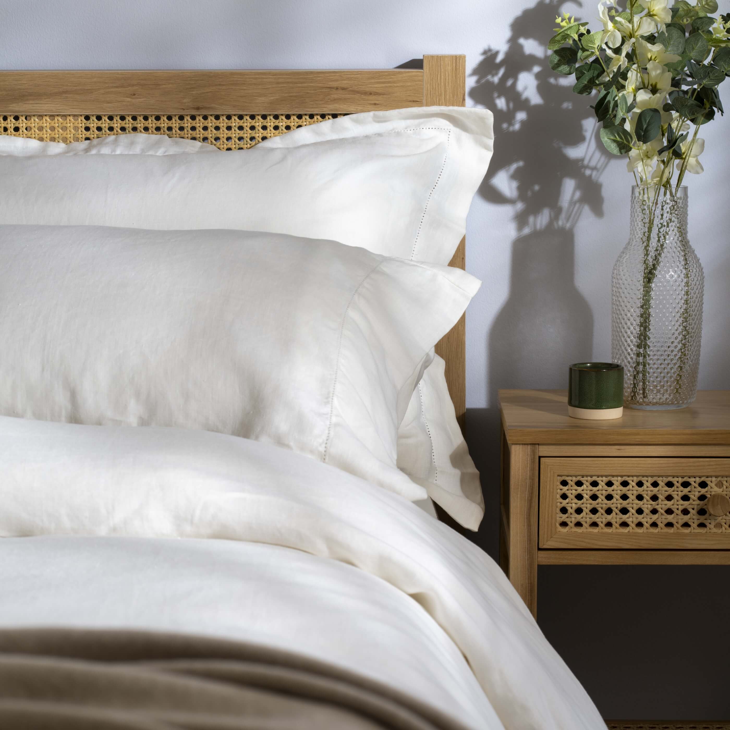 Chalk Pure Hemp Duvet Cover