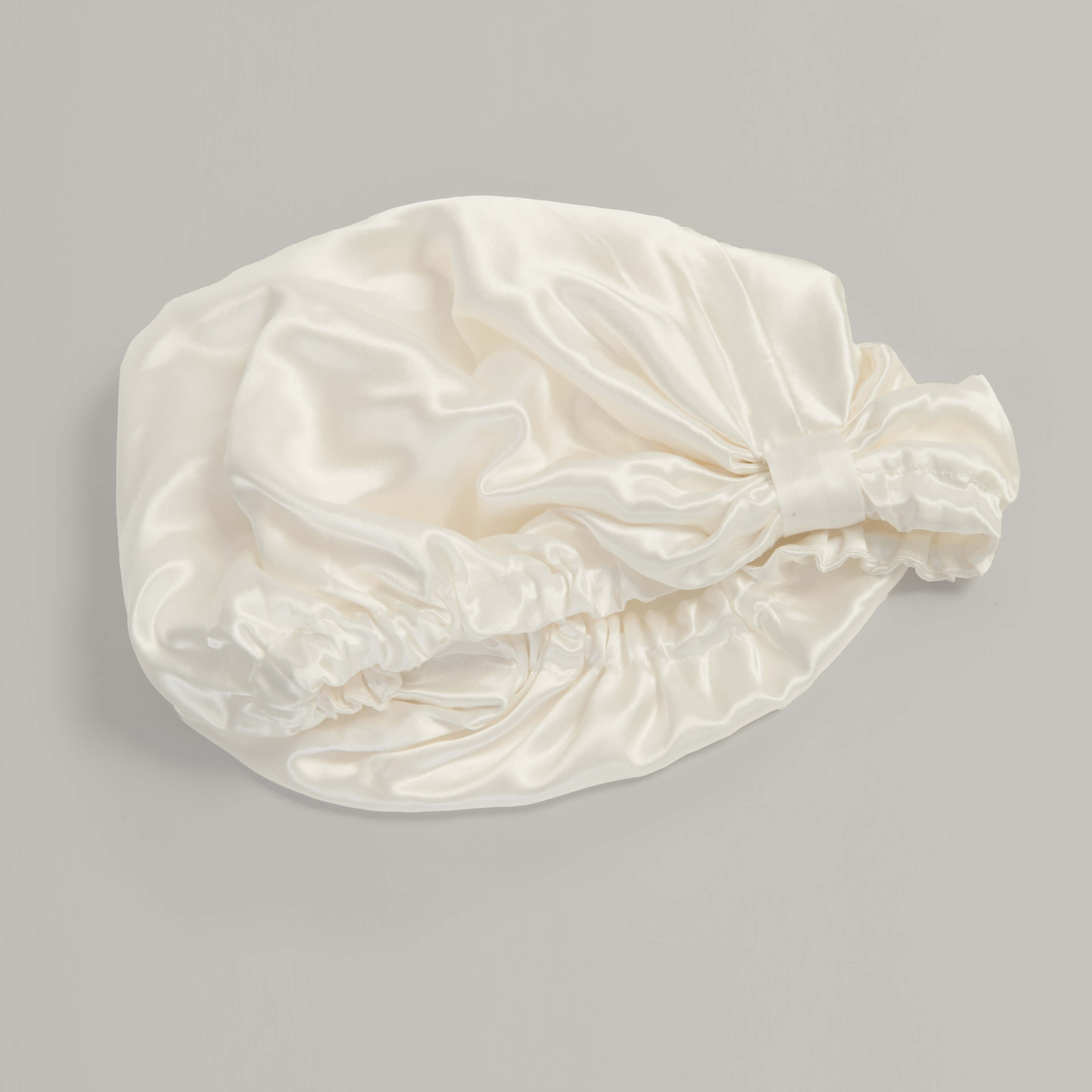 Ivory Pure Mulberry Silk Hair Wrap