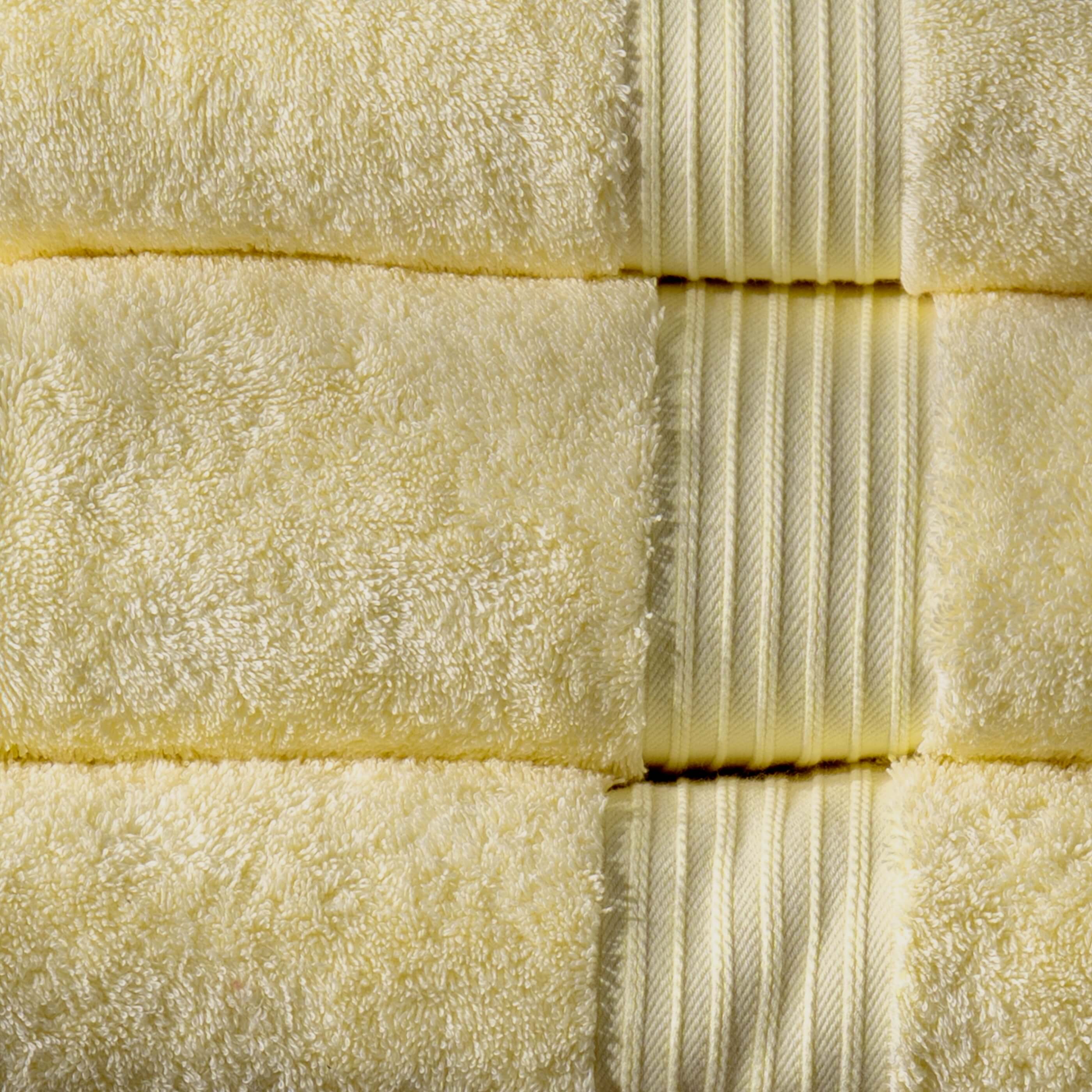 Lemon Yellow  Egyptian Cotton Towels