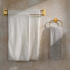 Light Grey Supima Cotton Towels - double, detail view 2 | Soak and Sleep