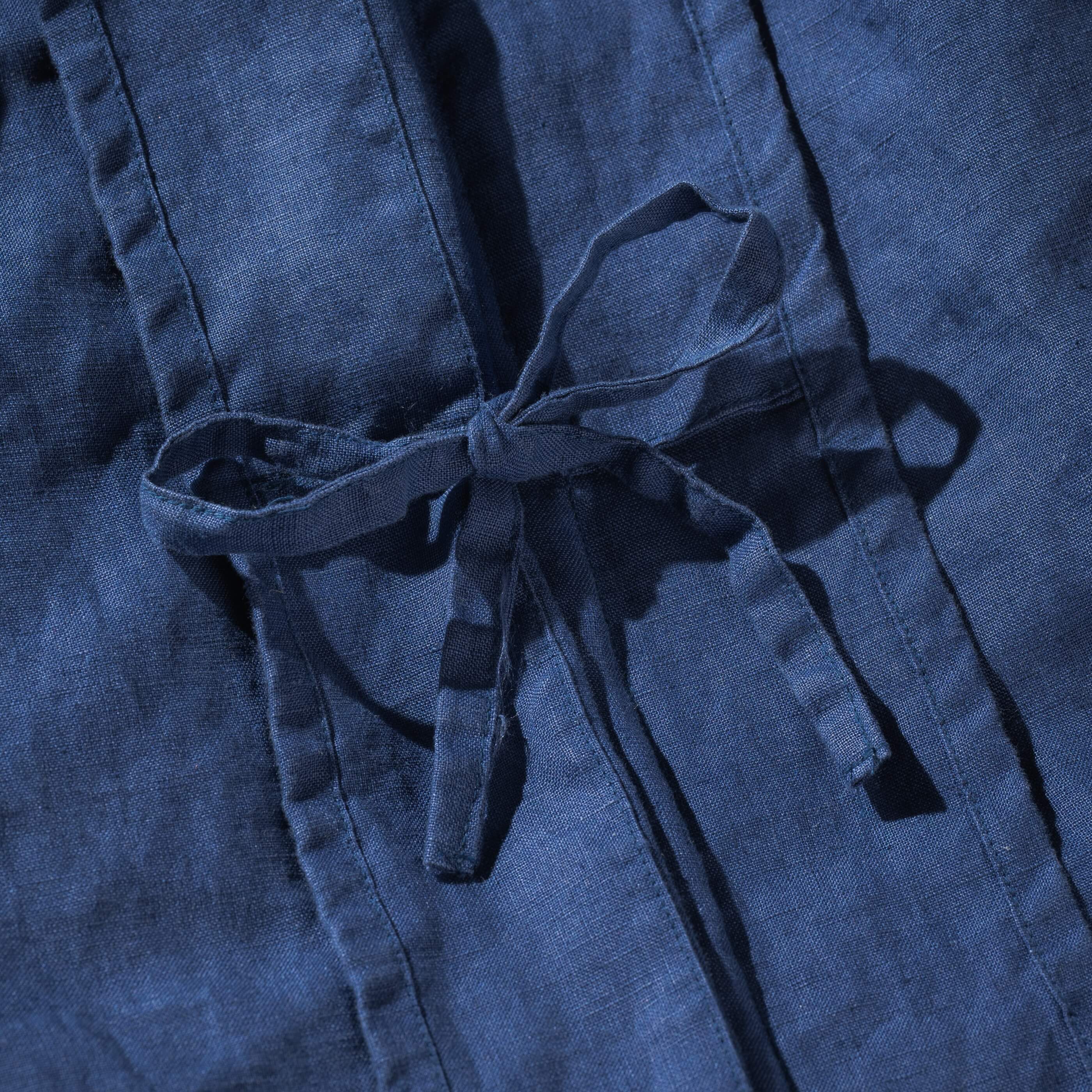 Mediterranean Blue French Linen Bedding and Bed Sheets