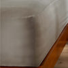 Mocha Stonewashed Cotton Bedding & Sheets - linen, breathable, close-up detail 5 | Soak and Sleep