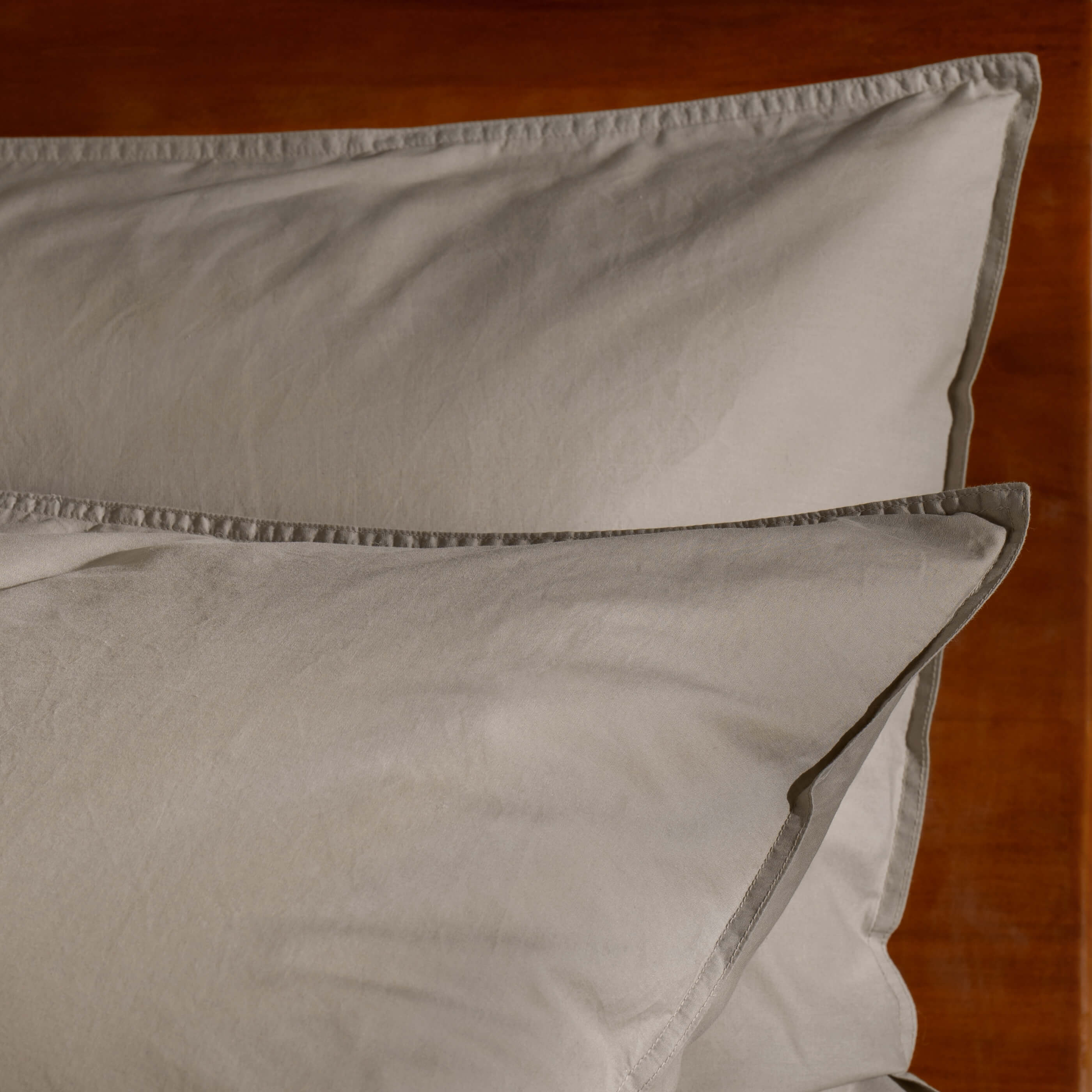 Mocha Stonewashed Cotton Bedding & Sheets
