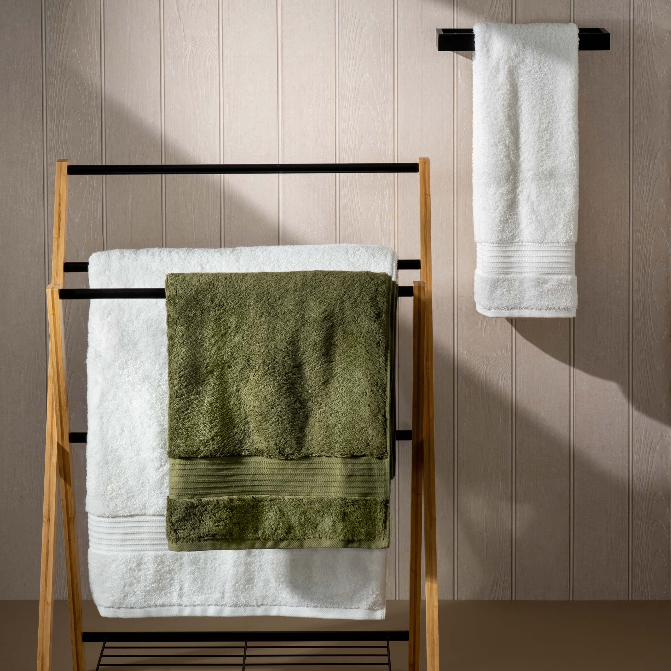 Olive Green Egyptian Cotton Towels