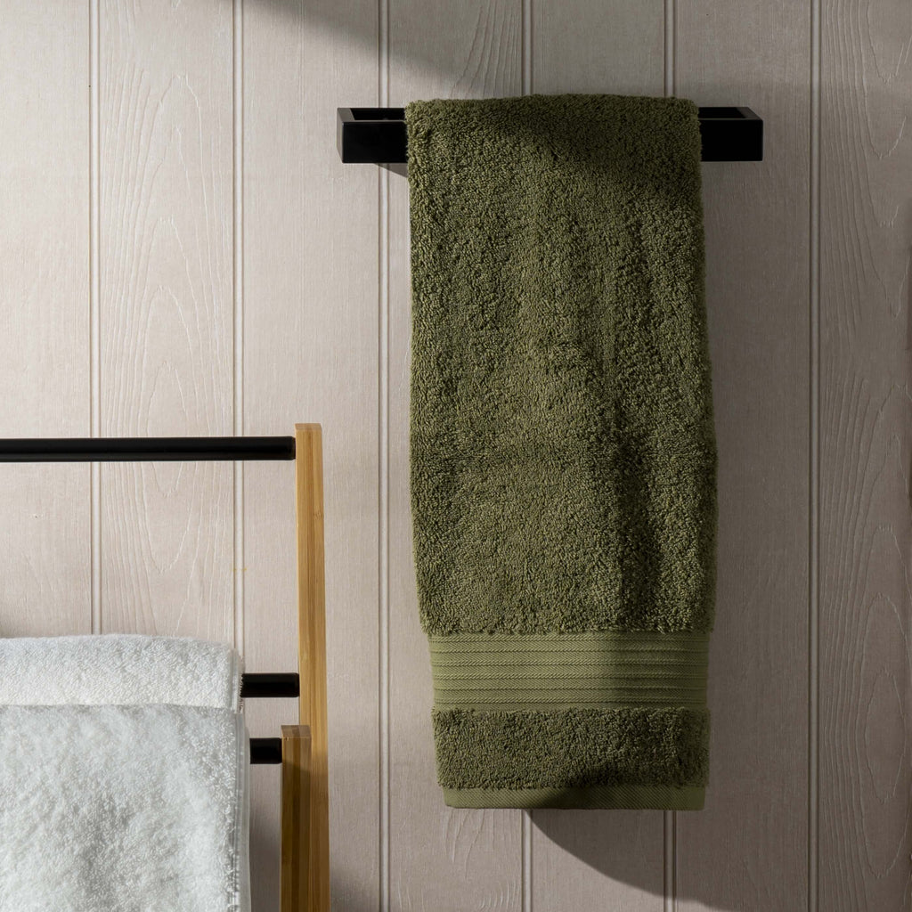 Olive Green Egyptian Cotton Hand Towels