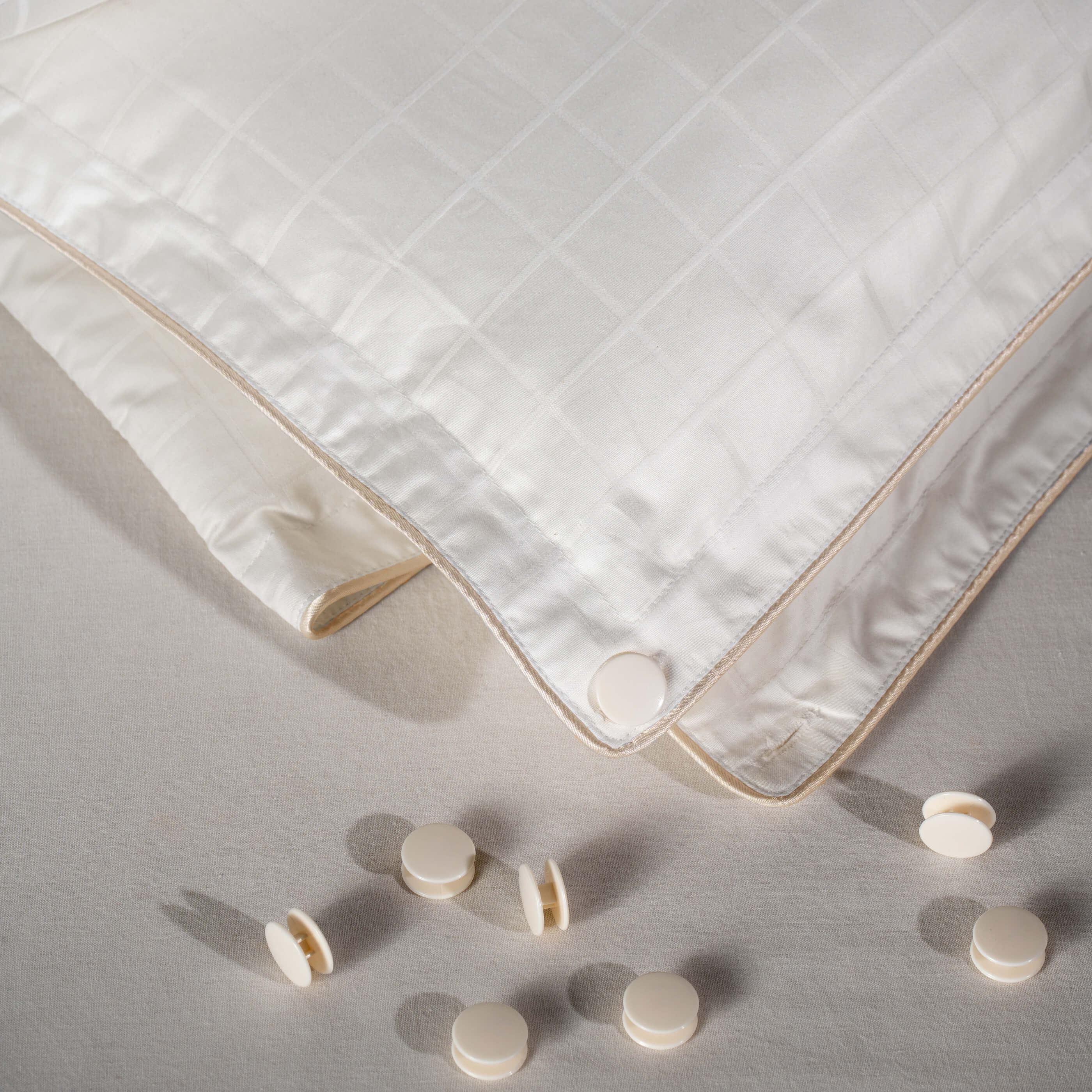 Soft as Down with Silk Duvet - Cufflink System