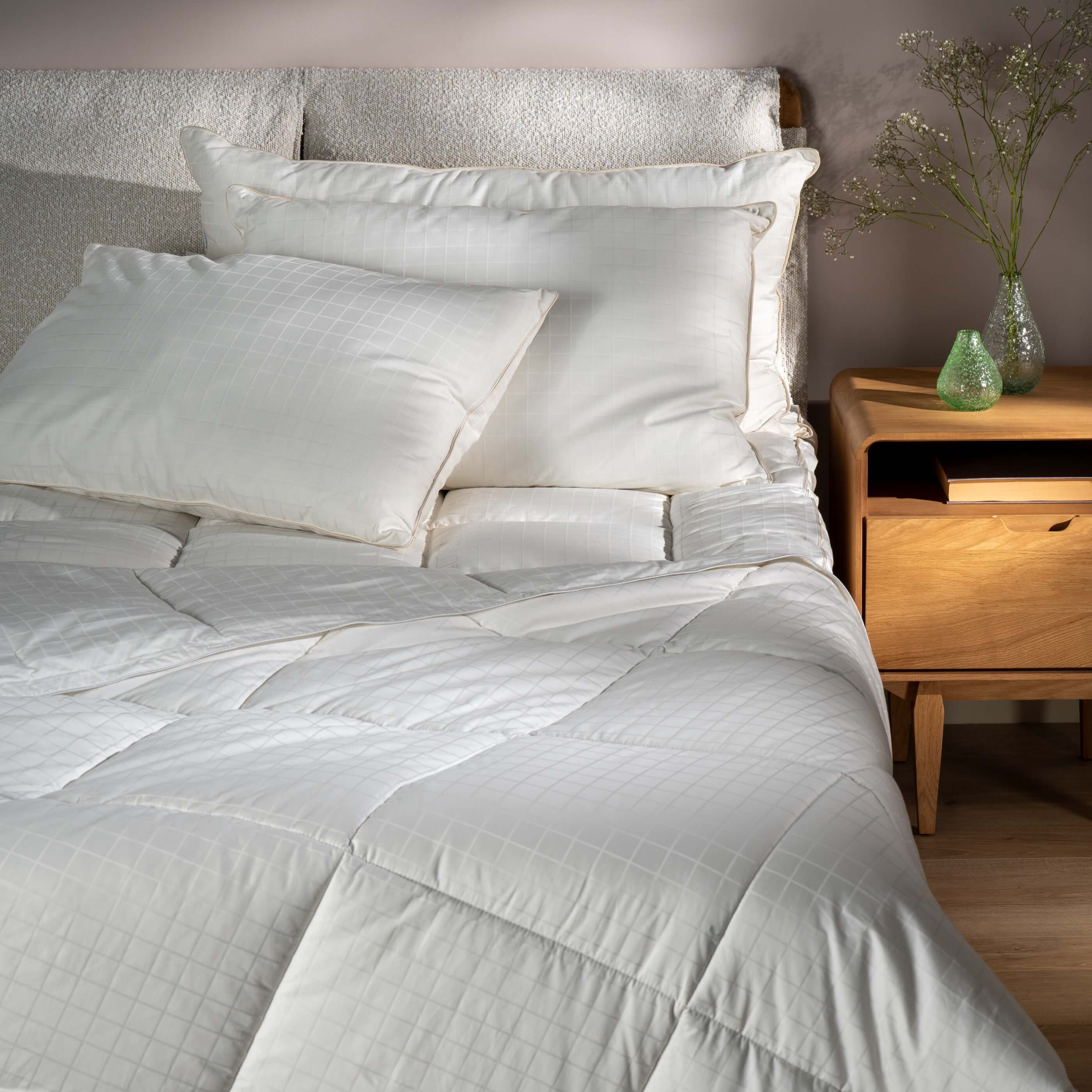 Soft as Down with Silk Duvet - Cufflink System