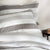 White/Grey Multi Stripe Seersucker Pillowcase Pair