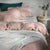 Soft Pink French Linen Duvet Cover