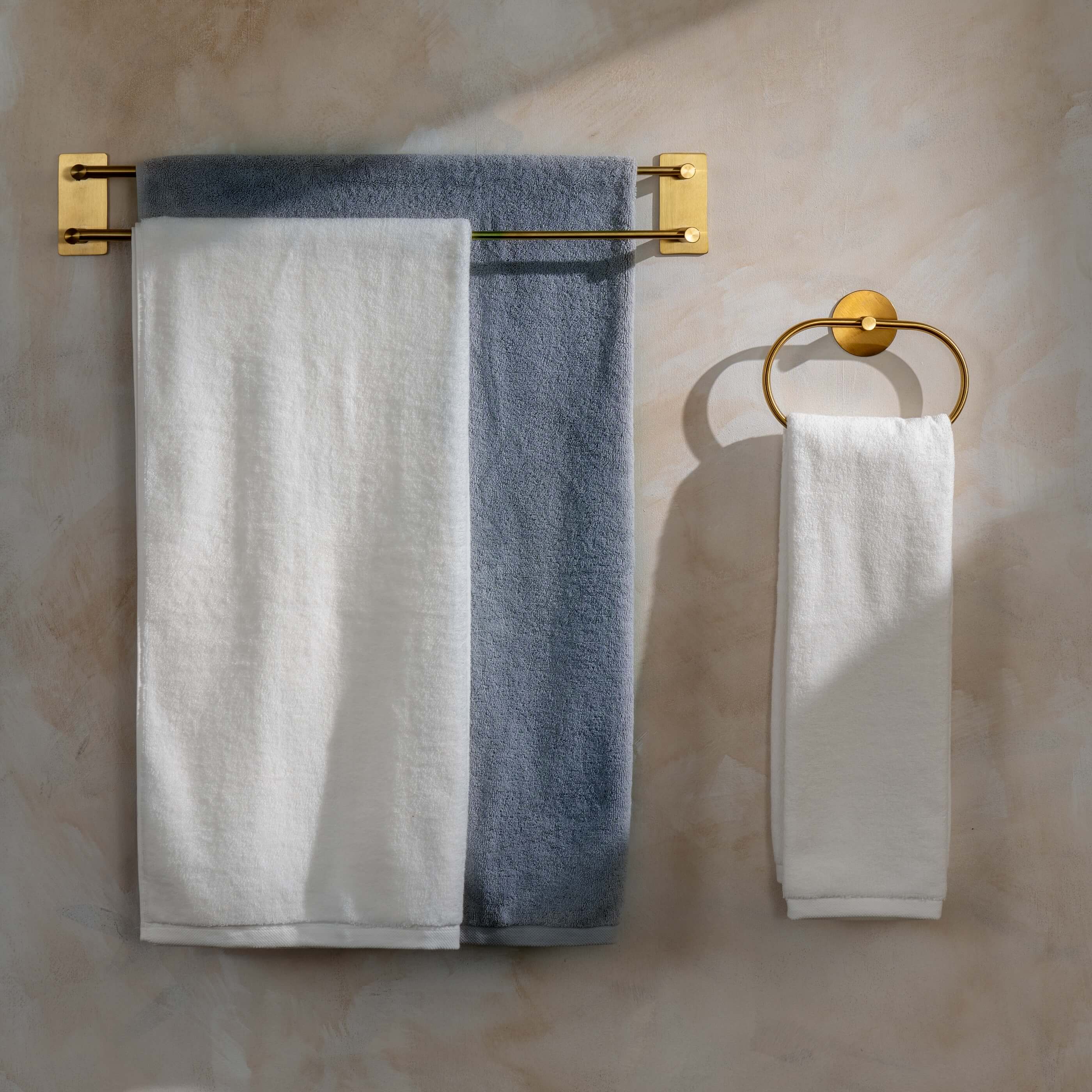 Storm Blue Egyptian Cotton Hand Towel