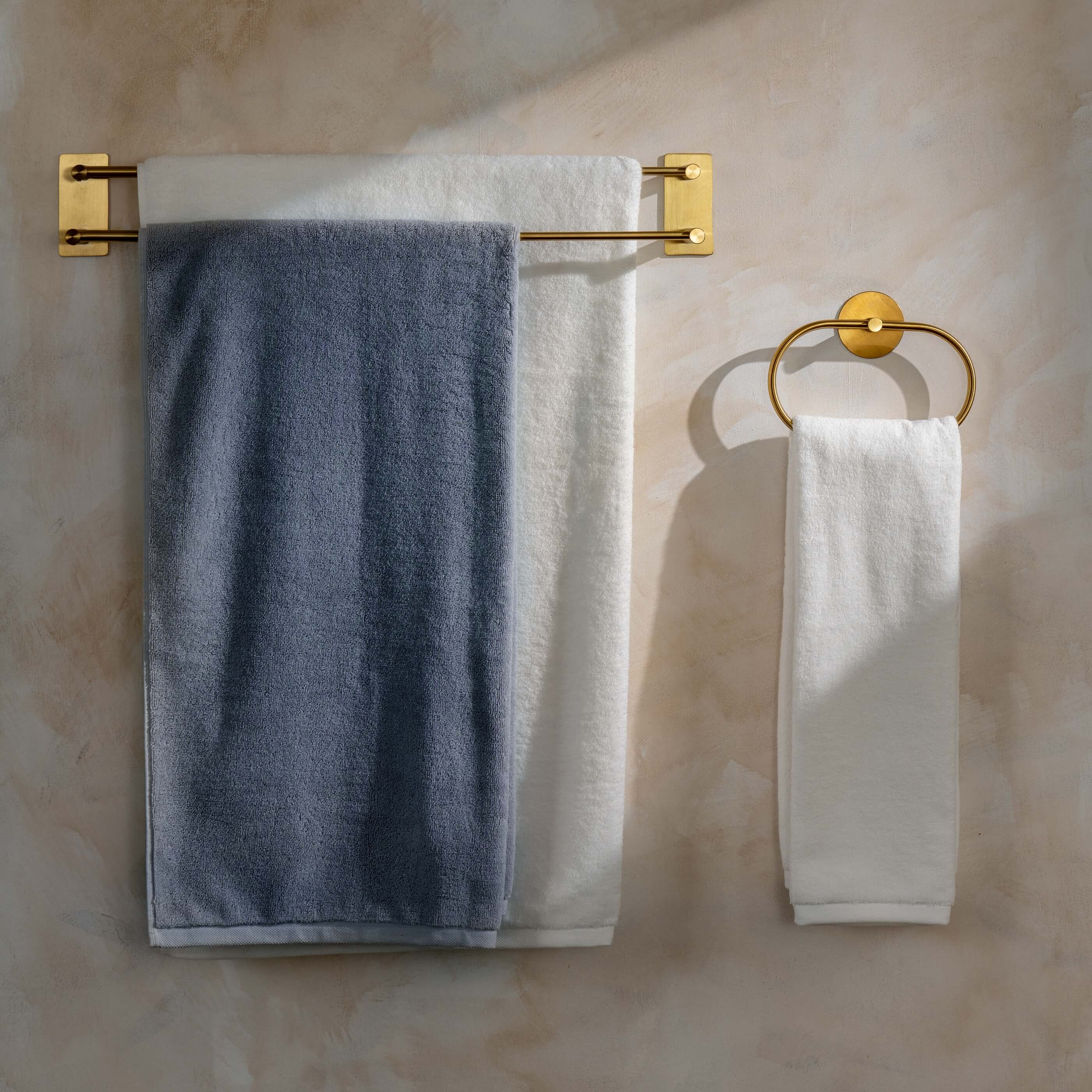 Storm Blue Egyptian Cotton Hand Towel