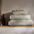 Stone Supima Cotton Bath Sheet close-up detail 1 | Soak and Sleep