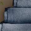 Storm Blue Supima Cotton Towels - double, bedroom detail | Soak and Sleep