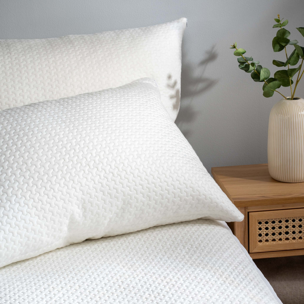 Waterproof Bamboo Standard Pillow Protector Pair Soak&Sleep