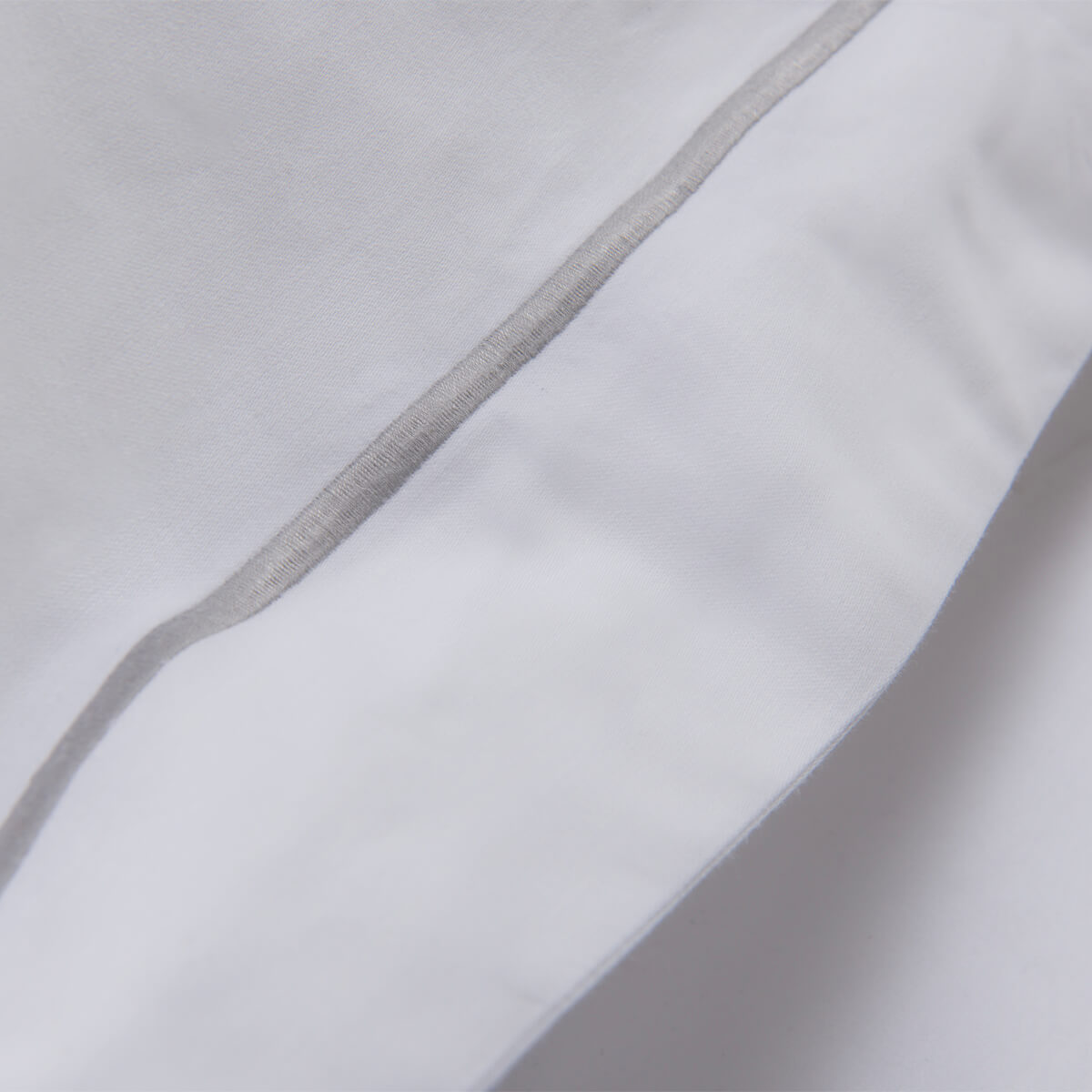 White / Grey 600TC Egyptian Cotton Bedding And Sheets