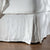 White French Linen Bed Valance