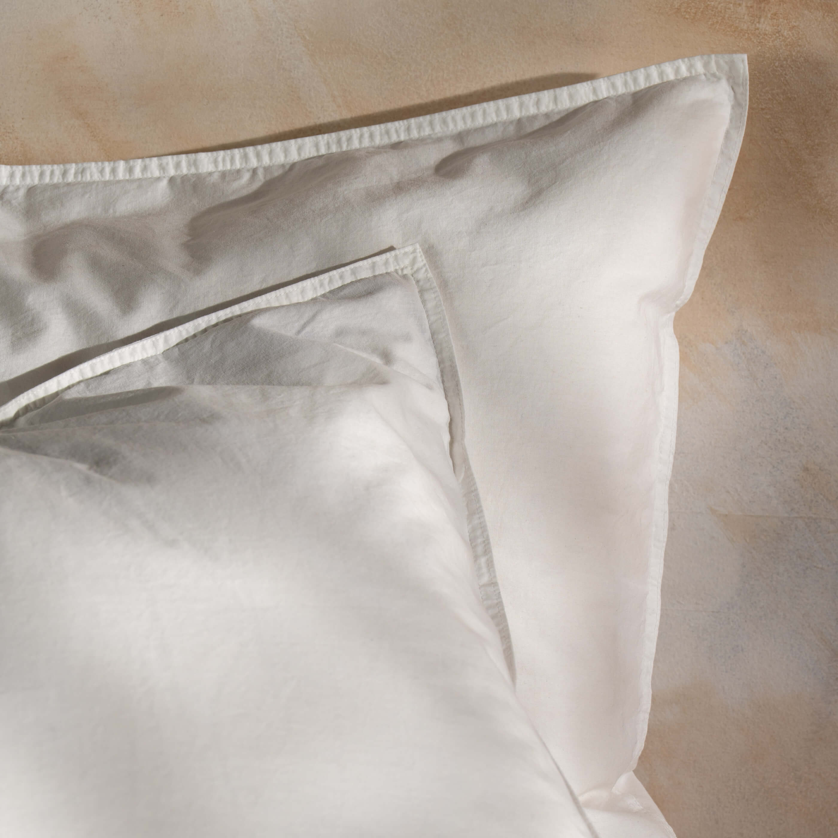 White Stonewashed Cotton Bedding & Sheets