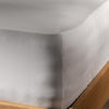 White Stonewashed Cotton Bedding & Sheets - linen, breathable, close-up detail 3 | Soak and Sleep