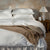 White Stonewashed Cotton Bed Sets