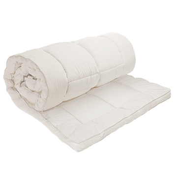 Soft as Down Microfibre with Silk Superking Mattress Topper