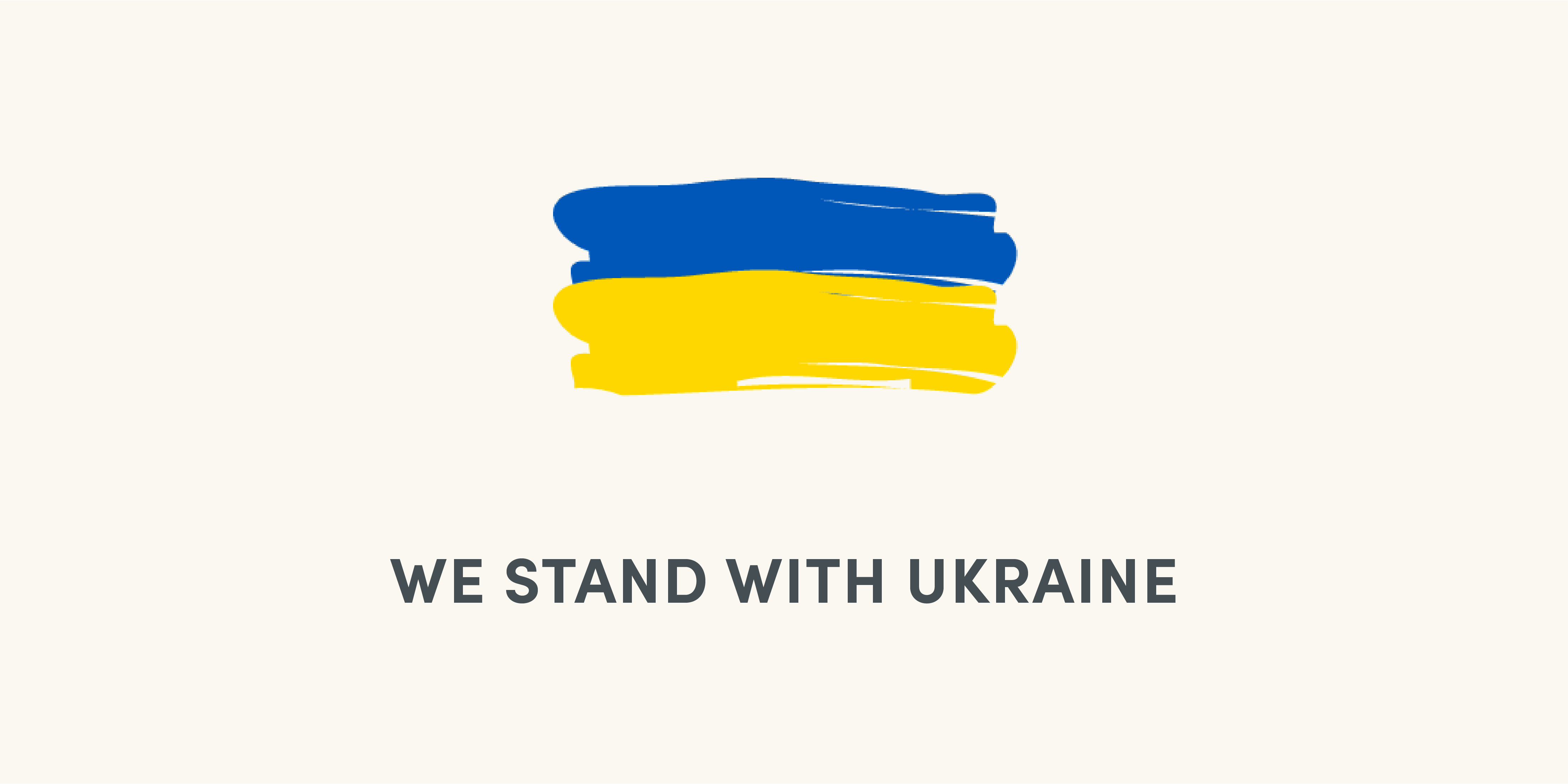 We Stand With Ukraine