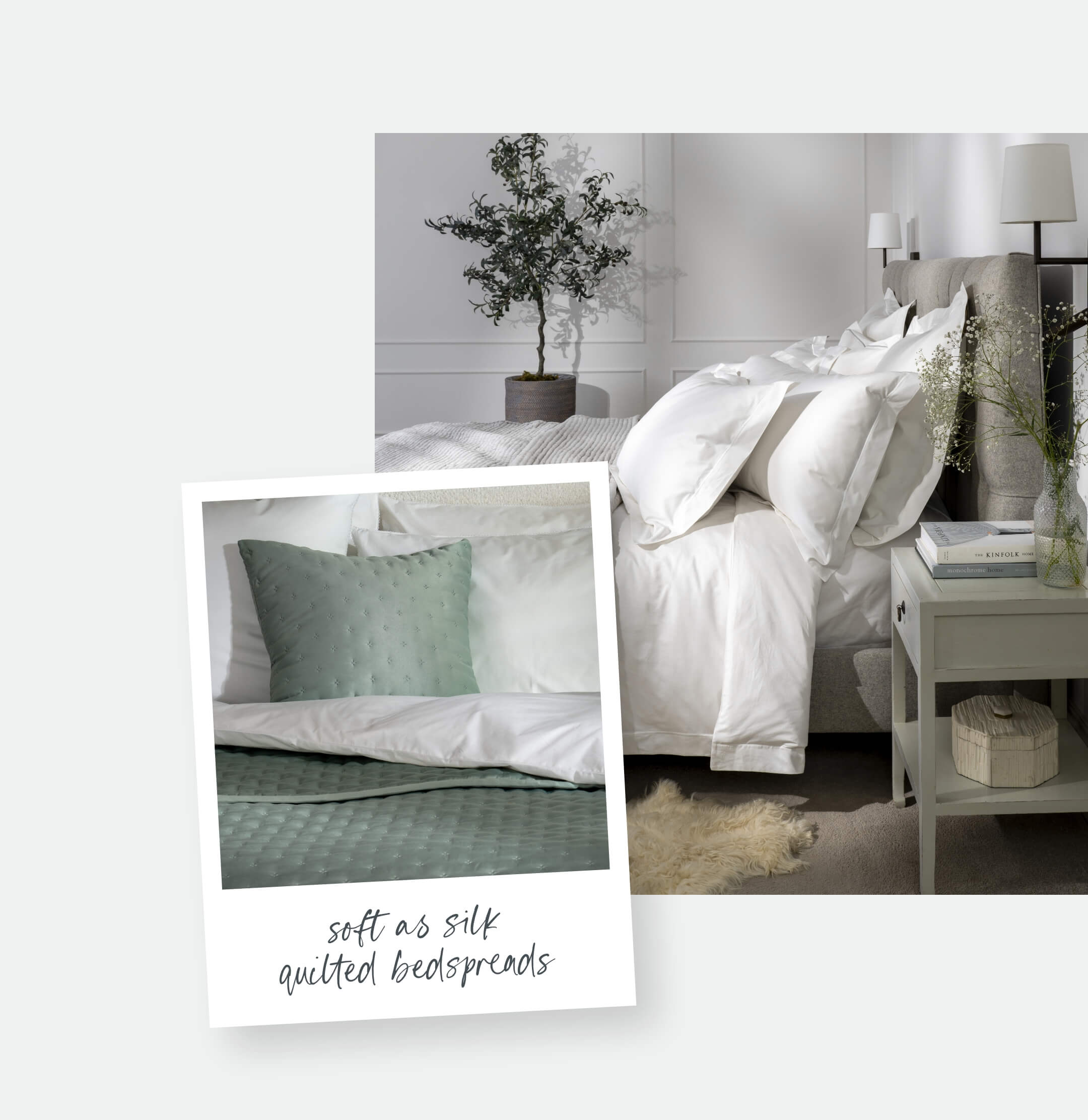 600 thread count bedding and soft as silk bedspread
