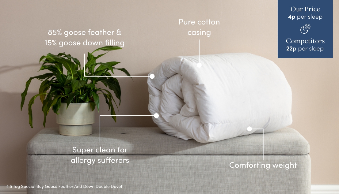 Goose Feather & Down Duvet